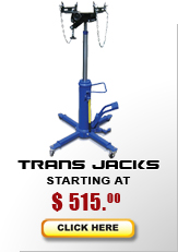 Transmission jacks from $135...